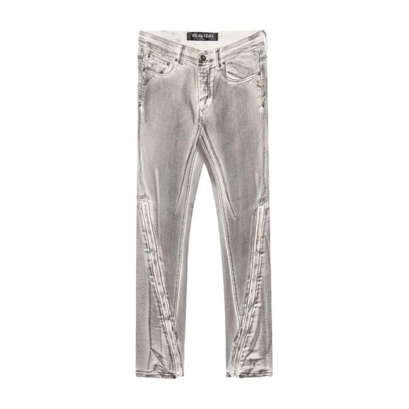 Valabasas Skinny Fit Jeans Runner Mens Grey VLBS-VJ2-1005